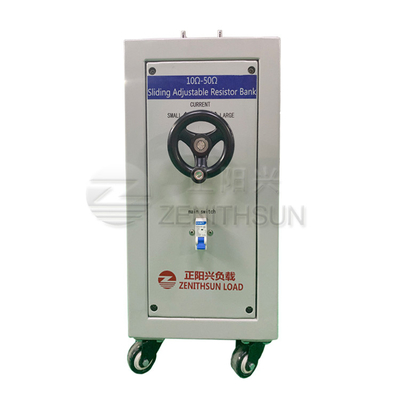 Ngân hàng điện trở trượt có thể thay đổi 10kW 50 Ohm với bánh xe tay