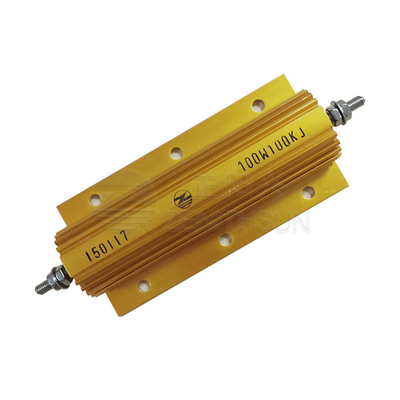Điện trở công suất cao 100W Dây bọc kim loại Vết thương Phanh động